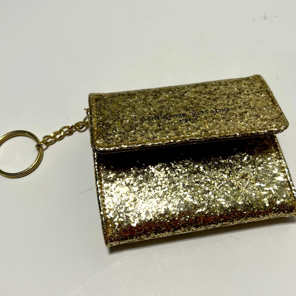 Adrienne Vittadini Gold Wallet / Coin Purse